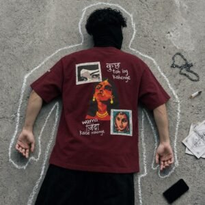 Brown Printed T-Shirts