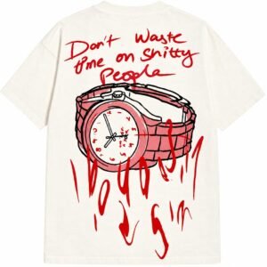 White Printed T-Shirts